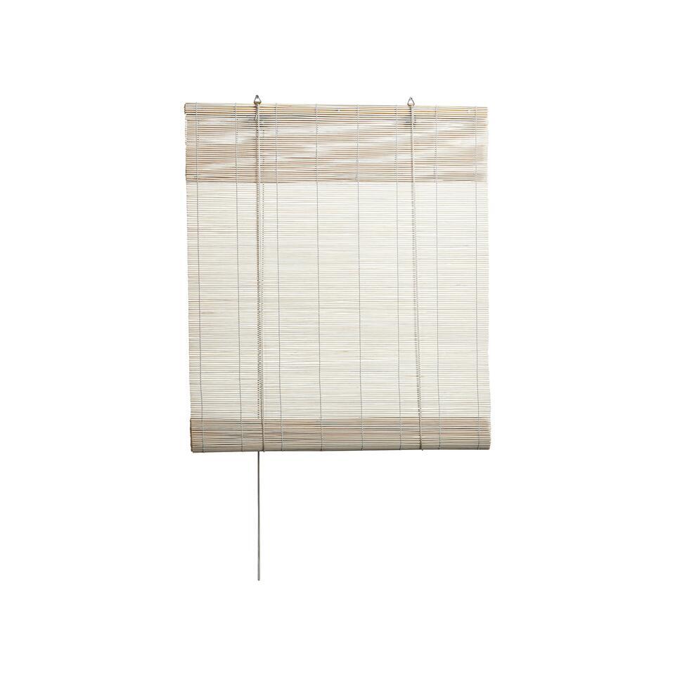 Rolgordijn Bamboe Wit - 60x160 cm