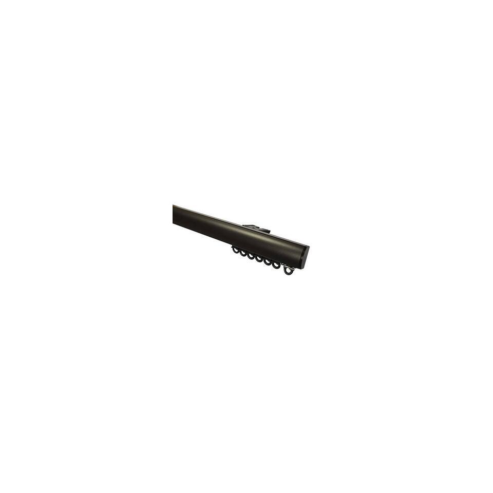 Gordijnrailset Zwart - 150 cm