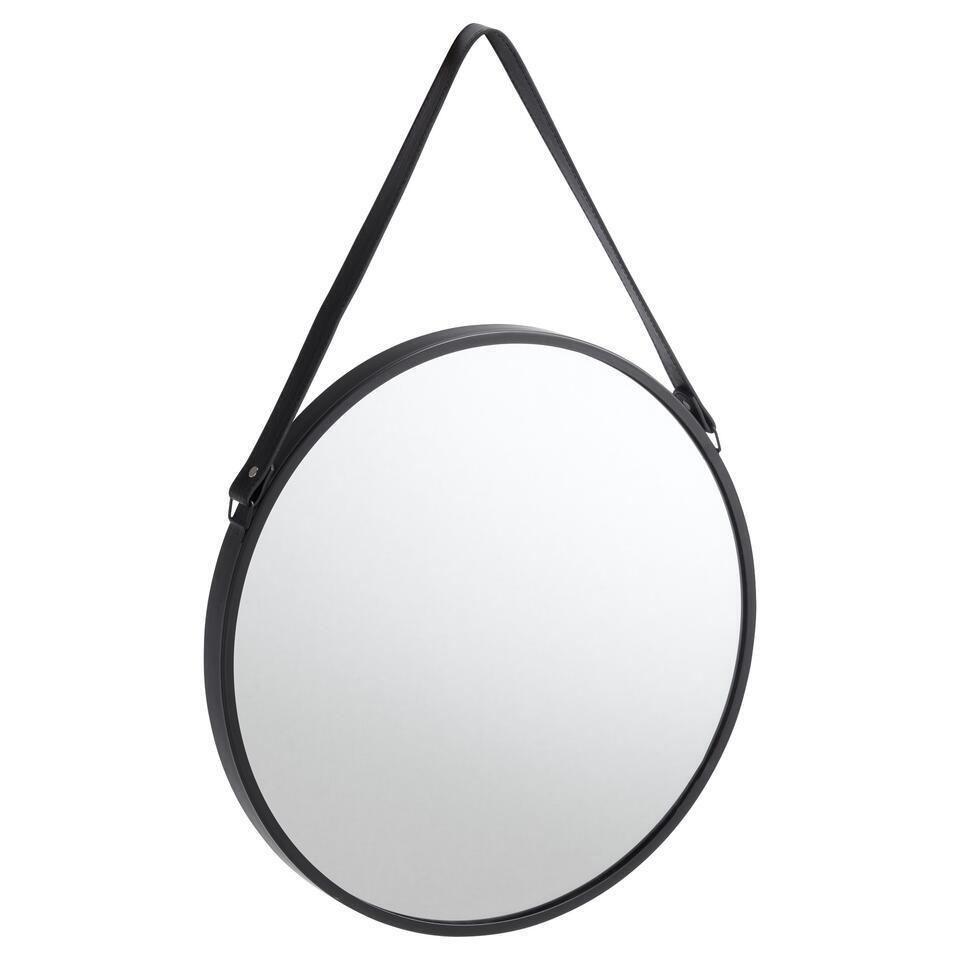 Spiegel Terlan Zwart - 45 cm