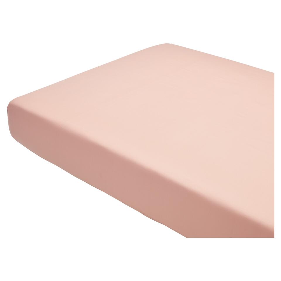 Hoeslaken Katoen Roze - 180x220 cm