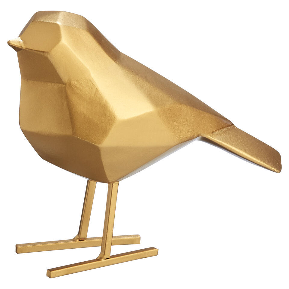 Decoratievogel Goud Goud - 13 cm