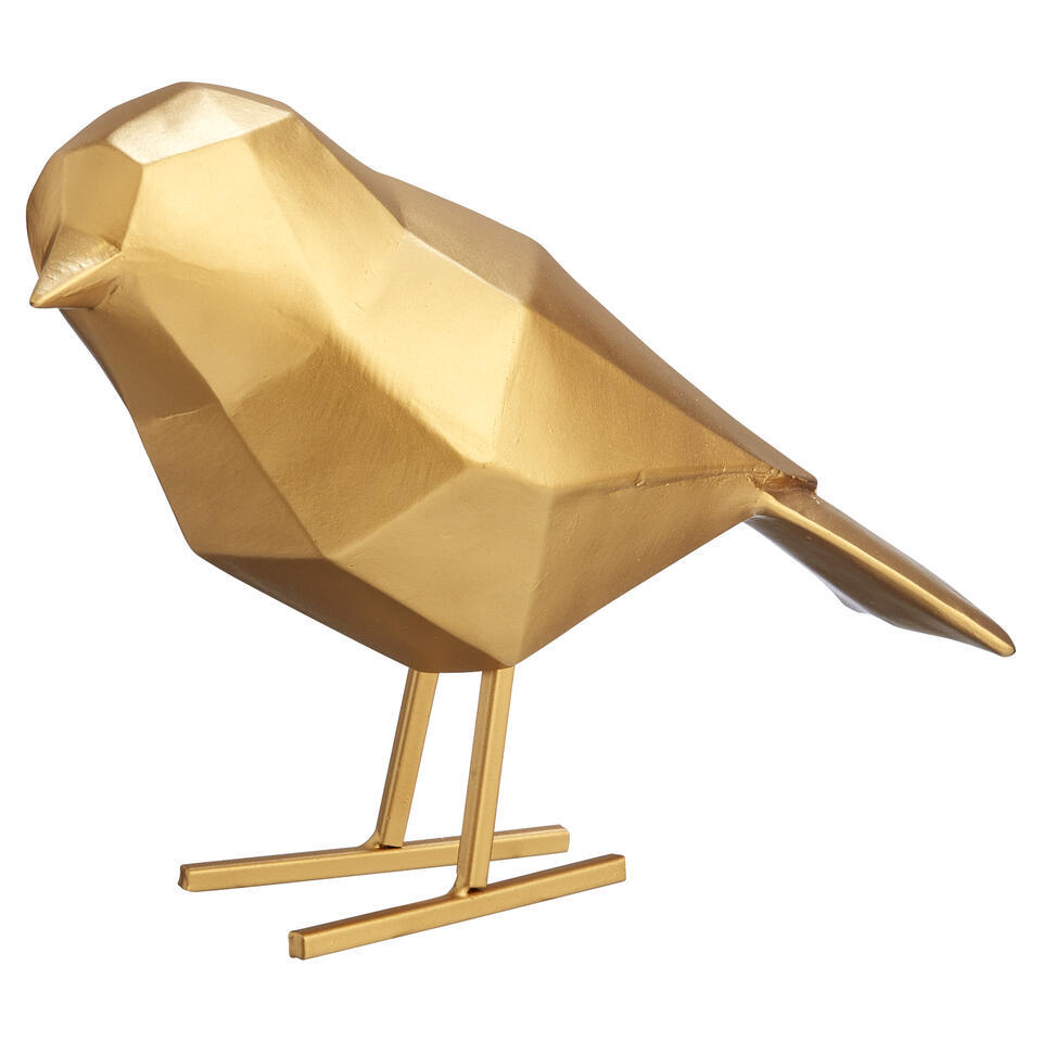 Decoratievogel Goud Goud - 17 cm