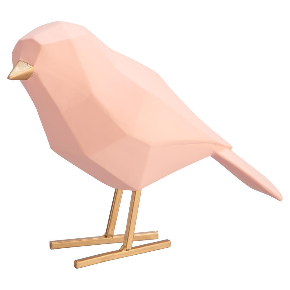 Decoratievogel Roze Roze - 17 cm