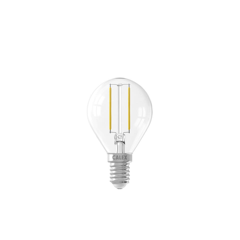 LED-kogellamp E14 2W Wit