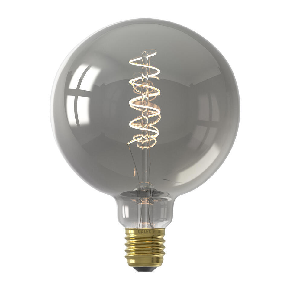 LED lamp 125 mm E27 4W Titanium Dimbaar