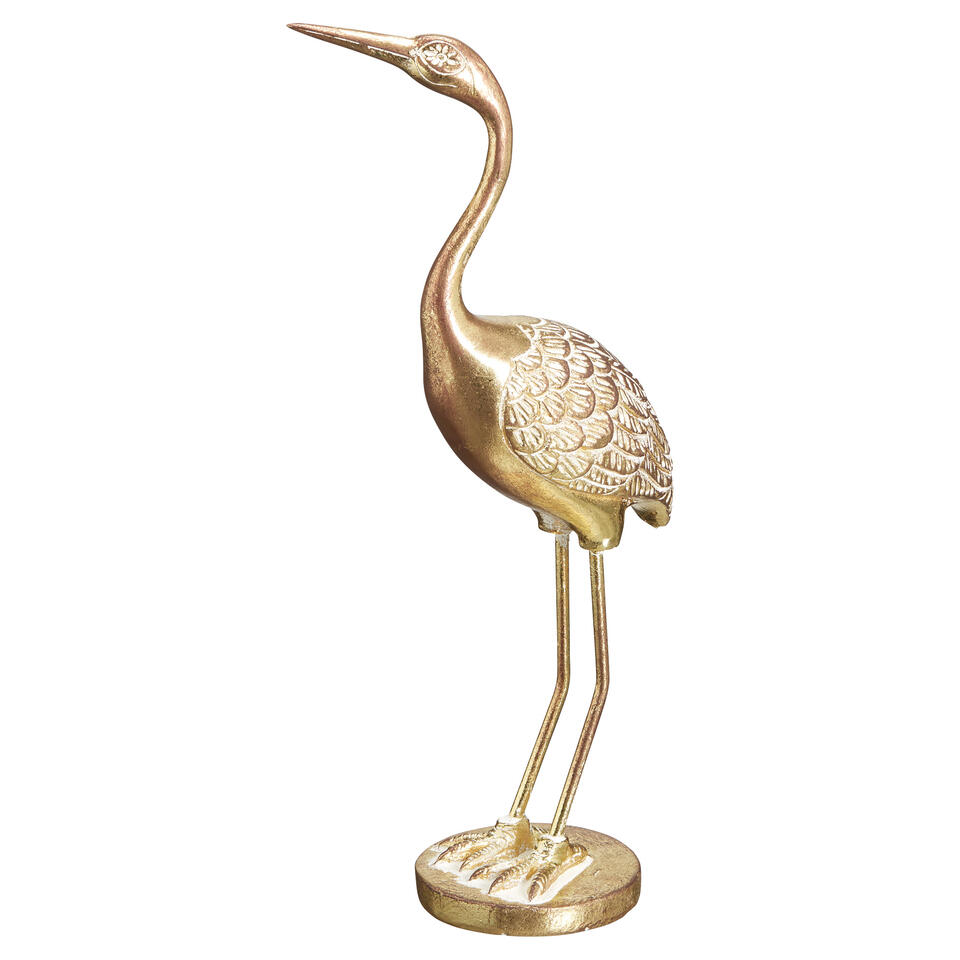 Decoratiebeeld Vogel Goud