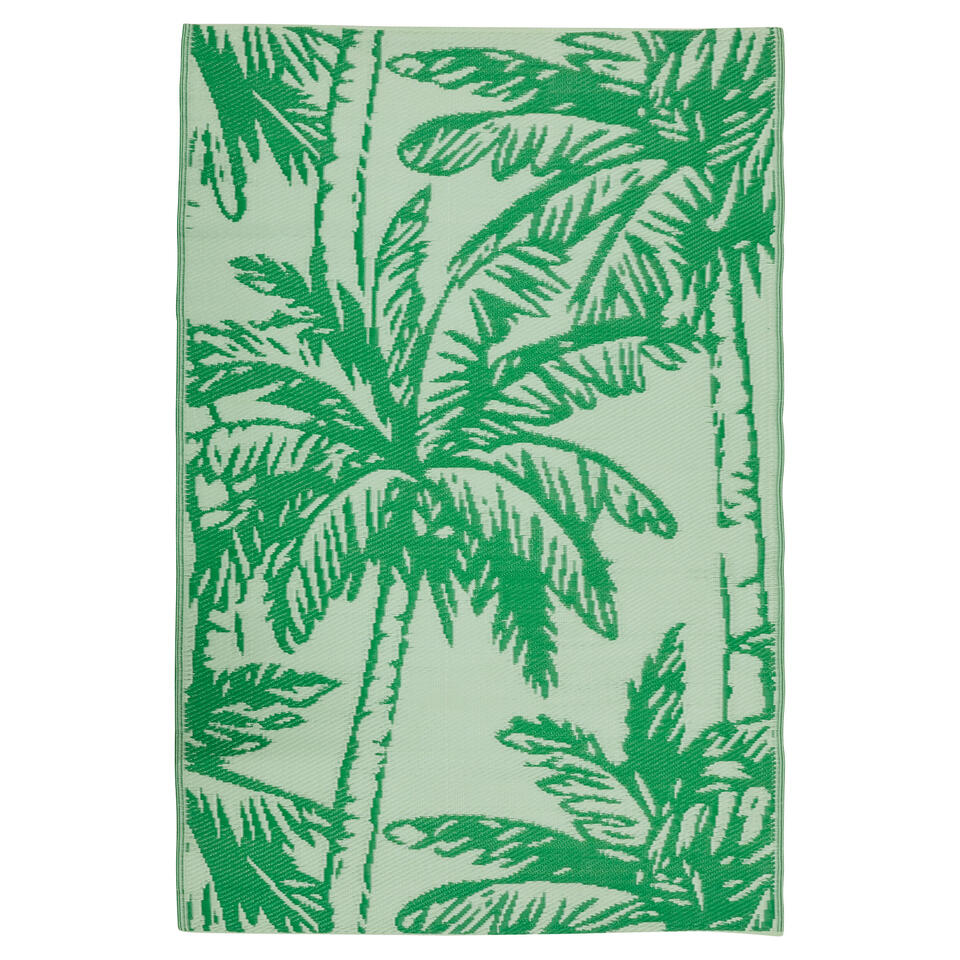 Karakteriseren Relatief Overredend Buitenkleed Palm Groen | Kwantum