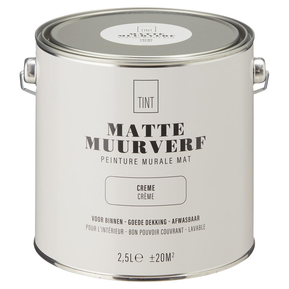 Muurverf Mat Crème - 2.5 l